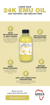 100%Gold  24k Austrian Emu Oil.